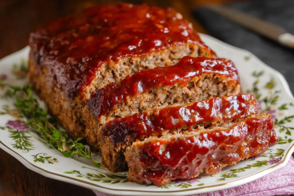 Delicious Amish Meatloaf Freshly Baked