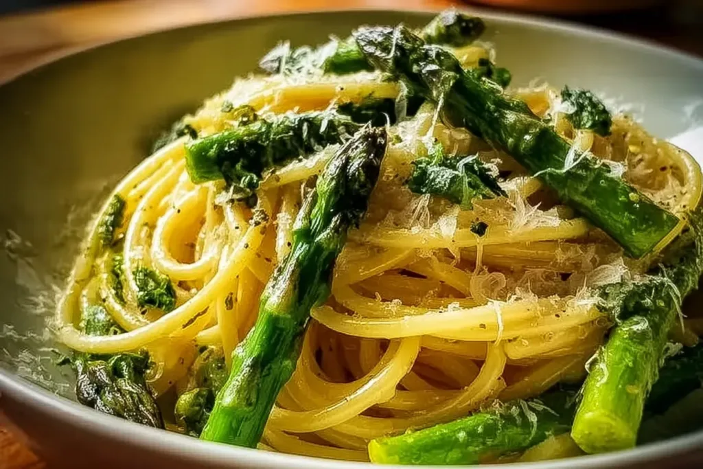 Colorful Asparagus Lemon Pasta: A Delightful Meal
