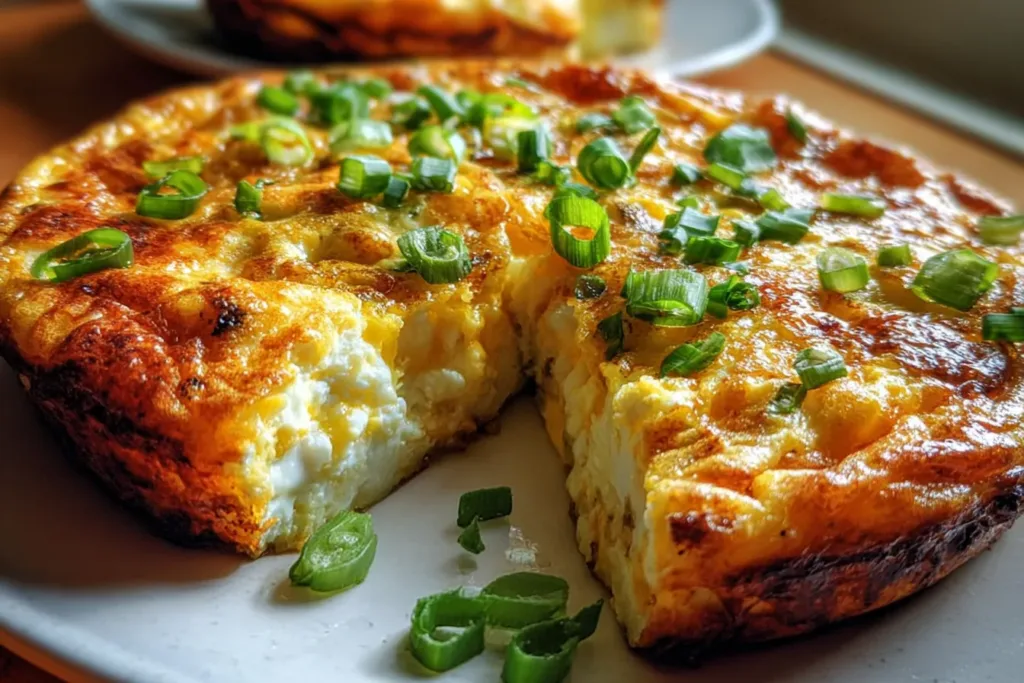 Baked Cottage Cheese Eggs Fresh from the Oven