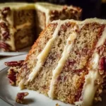 Delicious Butter Pecan Cake with Toppings