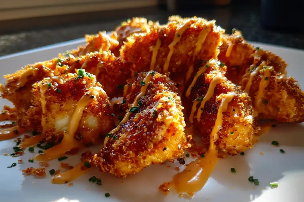 Chicken with Zesty Bang Bang Sauce Plated Delight