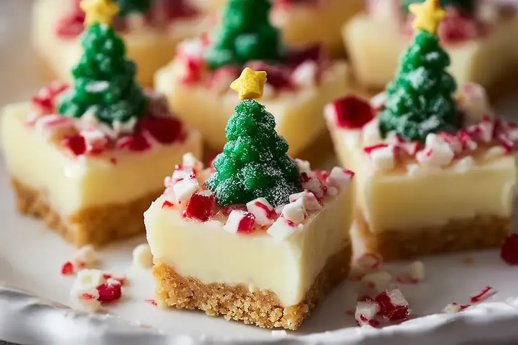 Christmas Cheesecake Bites Ready to Serve