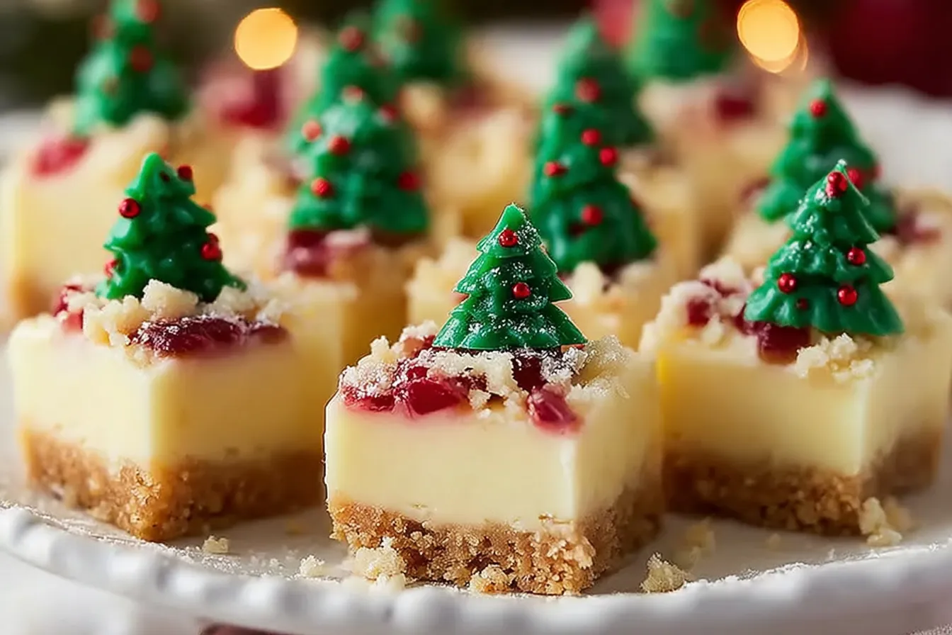 Christmas Cheesecake Bites