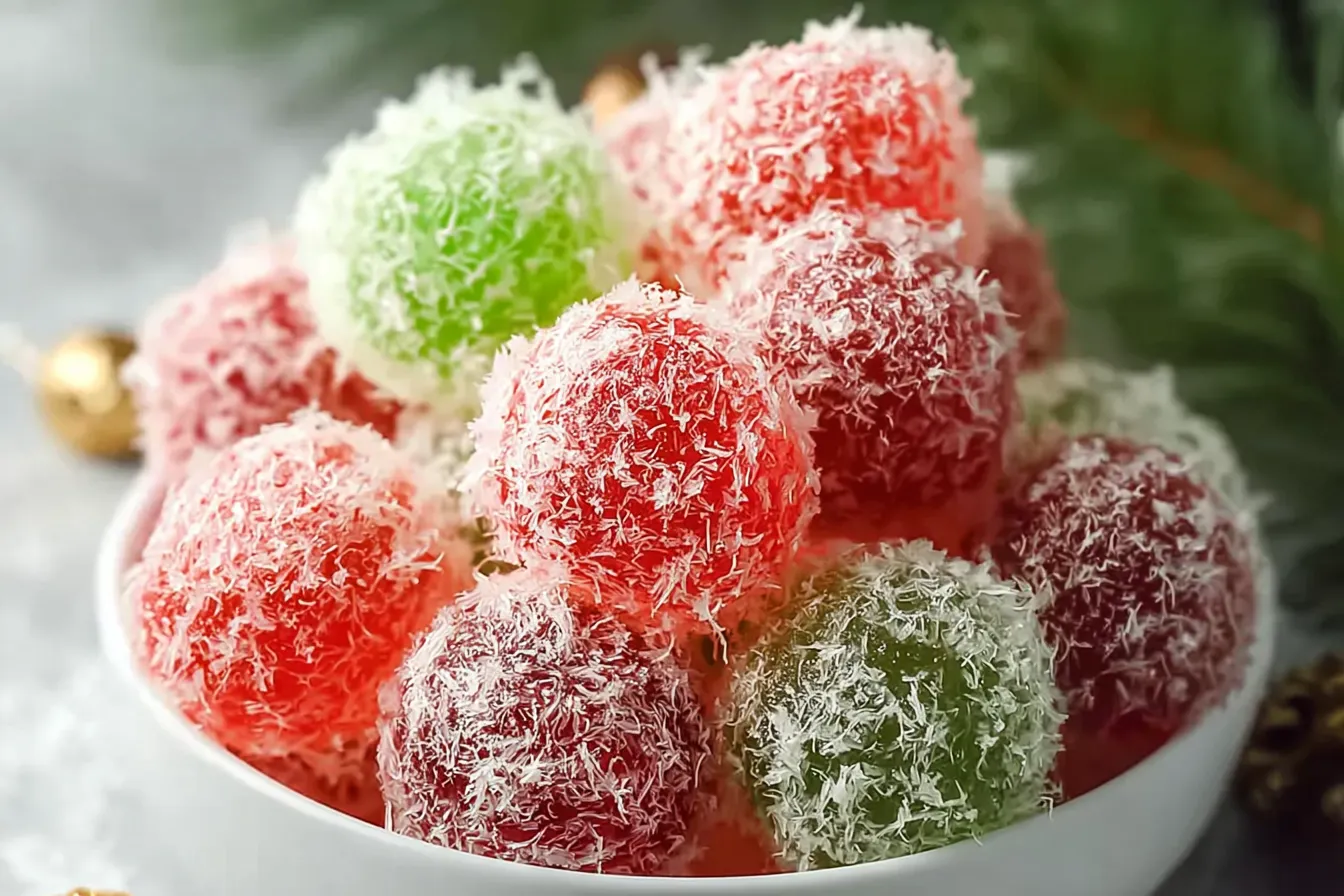 Christmas Jello Balls