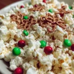 Delicious Christmas Popcorn in Festive Bowls