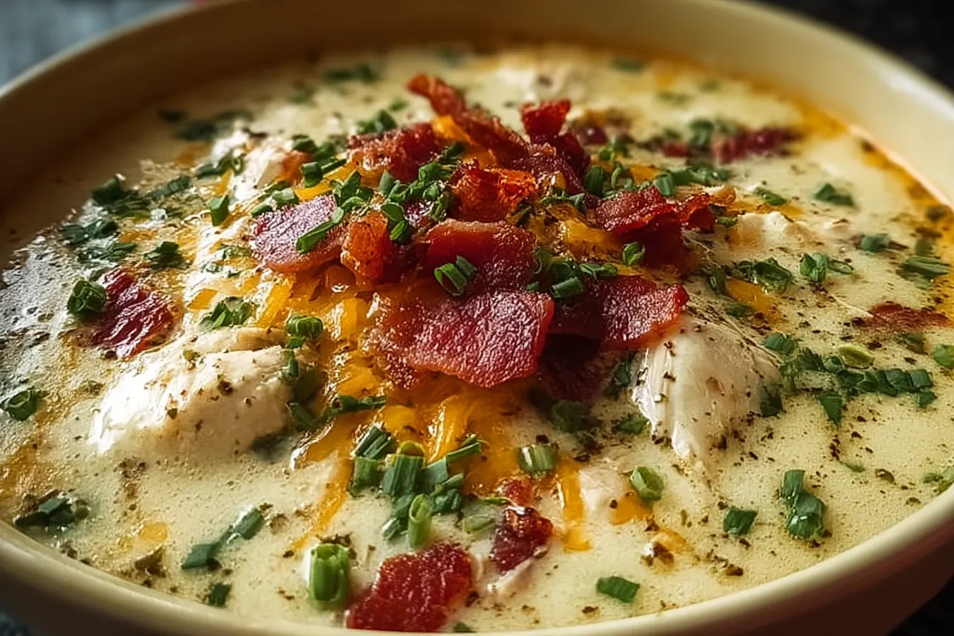 creamy chicken bacon soup 2 Creamy Chicken Bacon Soup: A Delightful Comfort Food
