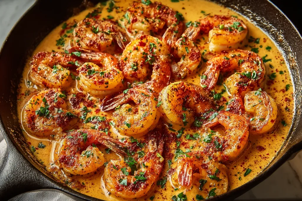 Creamy Garlic-Paprika Shrimp Skillet: A Flavorful Delight