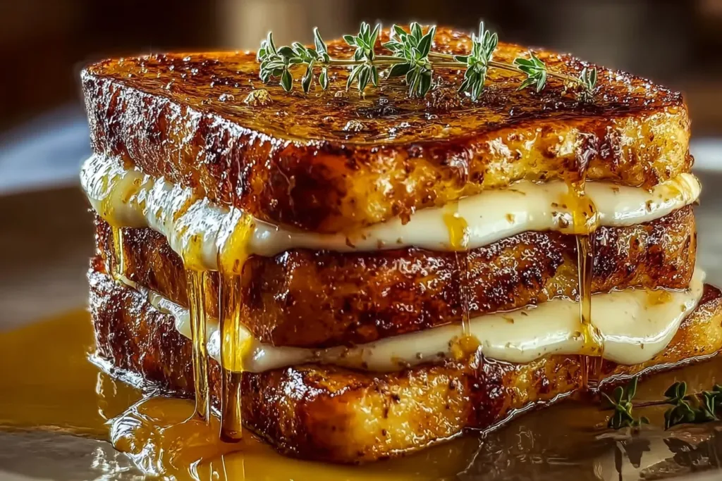 Decadent Crème Brûlée French Toast with Caramelized Sugar