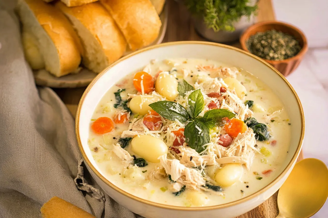 Crockpot Chicken Gnocchi Soup: Comforting Goodness Ahead 4 Crockpot Chicken Gnocchi Soup