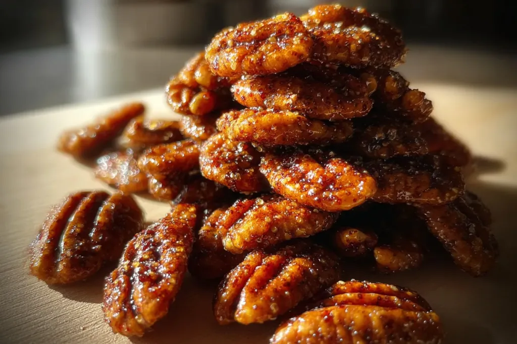 Gingersnap Pecans - Delicious Sweet and Spicy Snack