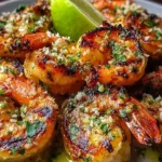 Grilled Coconut Lime Shrimp