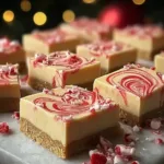 Irresistible Peppermint Swirl Fudge on a Festive Plate