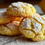 Lemon Gooey Butter Cookies Freshly Baked