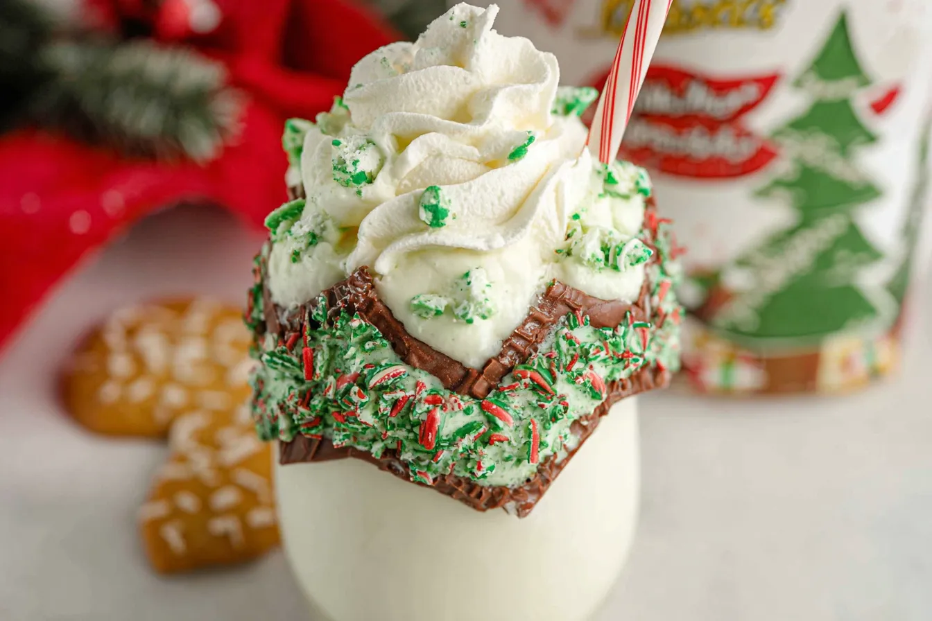 Little Debbie Christmas Tree Cake Milkshake