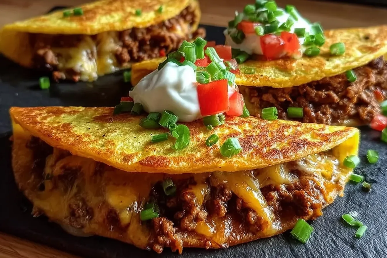 Loaded Cheesy Pocket Tacos with Flavor Boosts