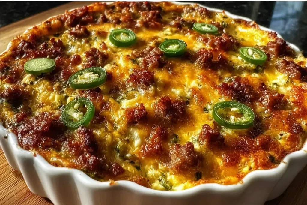 Cheesy Mississippi Sin Dip Ready to Serve