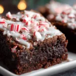 Decadent One Bowl Peppermint Brownies