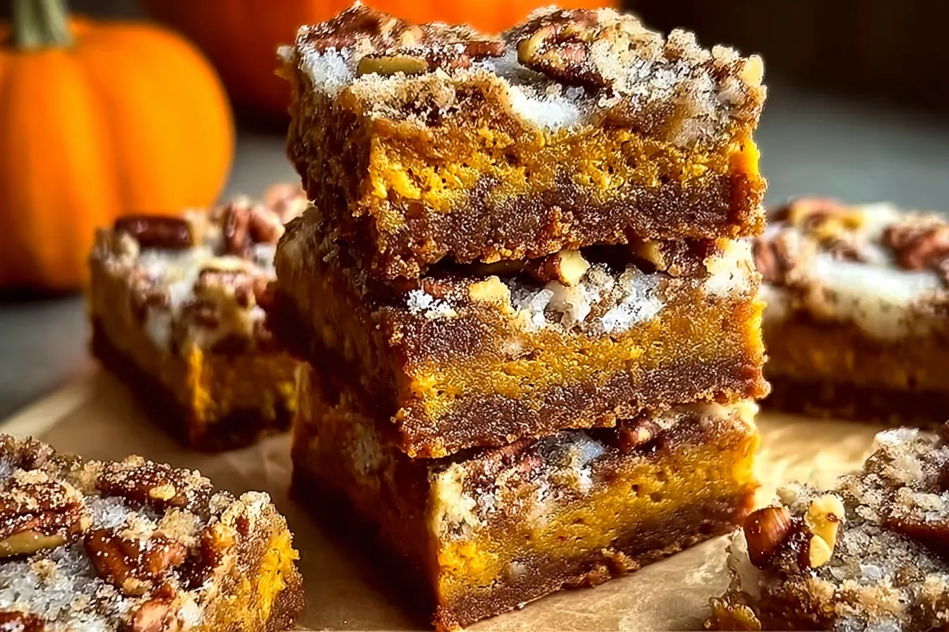 Pumpkin Magic Bars