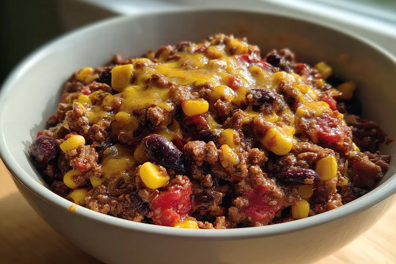 Slow Cooker Cowboy Casserole