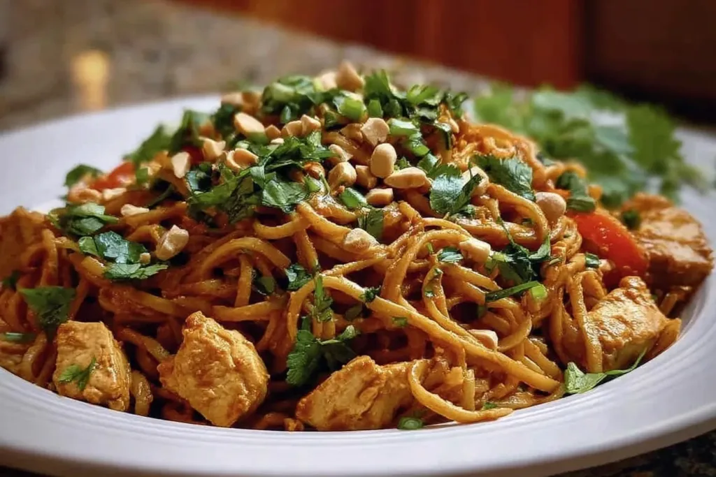 Thai Chicken Peanut Noodles – A Flavorful Meal