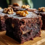 Delicious Thanksgiving Brownies Ready to Serve