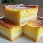 Vanilla Custard Cream Squares - Delicious Dessert Treat