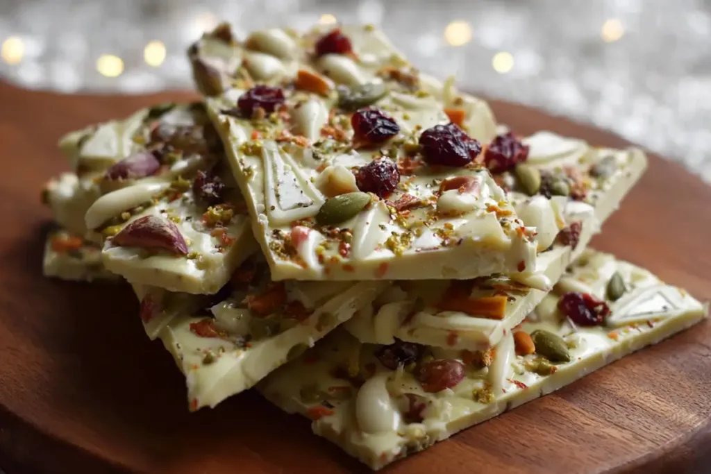 White Chocolate Bark 5 Minute Prep Ready to Enjoy1 White Chocolate Bark (5 Minute Prep) – A Sweet Delight