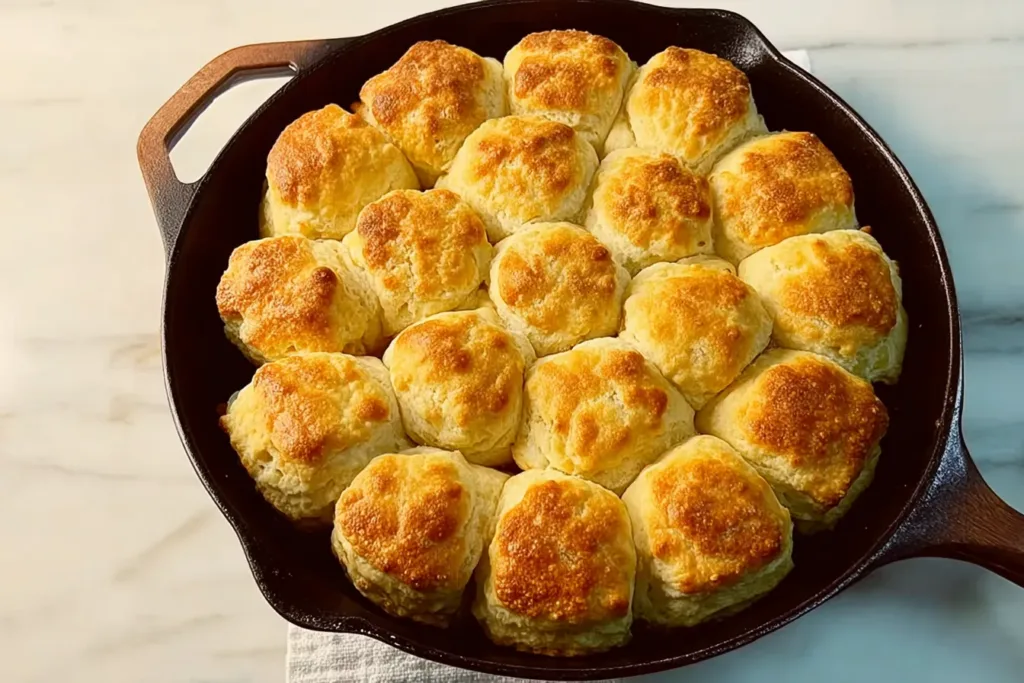 Fluffy and Delicious Angel Biscuits on a Plate