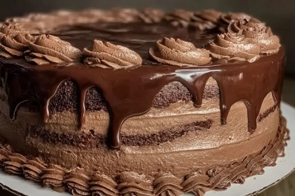 Back-of-the-Box Hershey's Chocolate Cake Slice