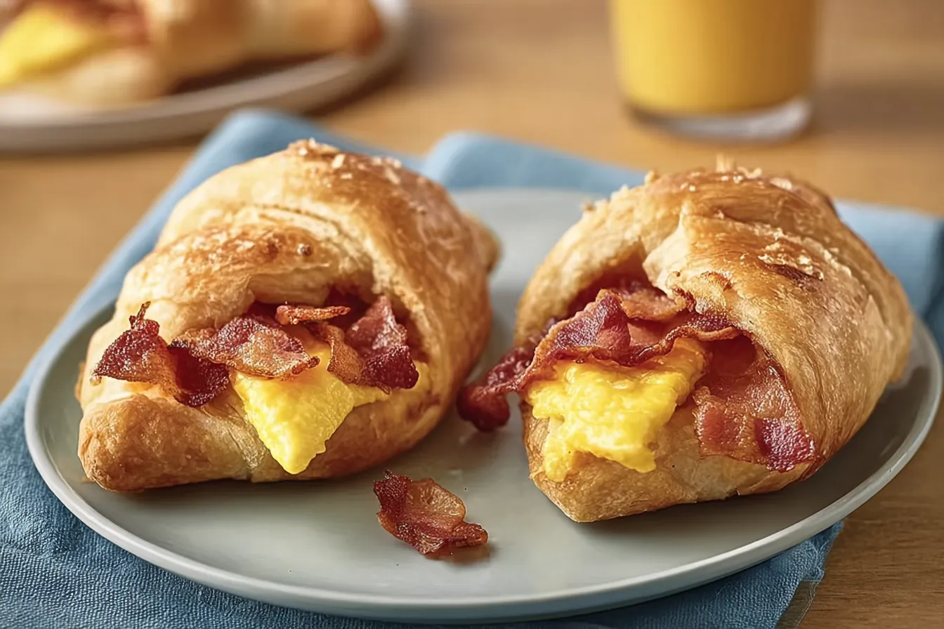 Bacon, Egg and Cheese Breakfast Sandwiches