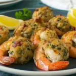 Baked Stuffed Shrimp Platter