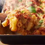 Delicious Baked Ziti Served Fresh from the Oven