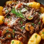 Delicious Beef Ragu with Parmesan Gnocchi