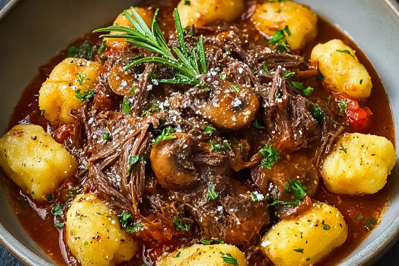 Beef Ragu with Parmesan Gnocchi: Indulgent Comfort in Every Bite