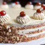 Luxurious Slice of Best Italian Cream Cake