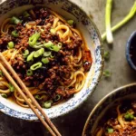 Delicious Better Than Takeout Dan Dan Noodles Served Hot