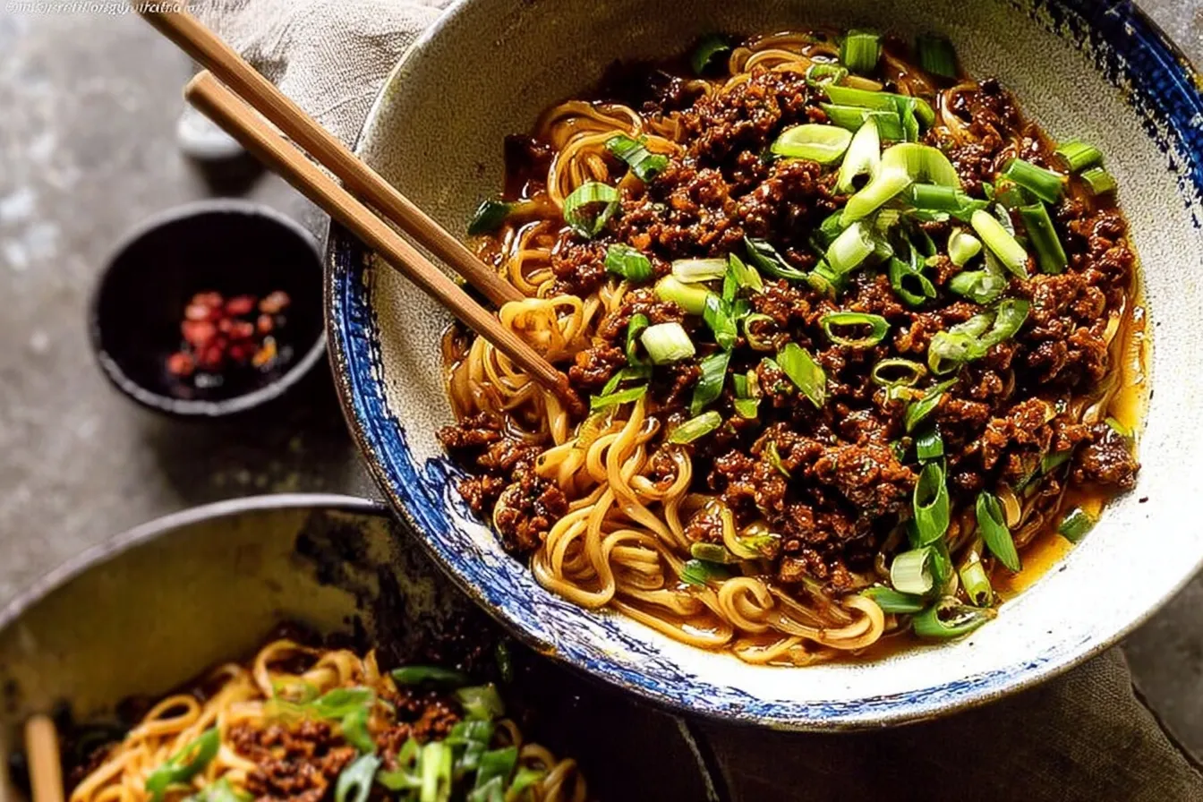 Better Than Takeout Dan Dan Noodles.