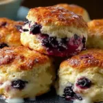 Blueberry Biscuits Freshly Baked