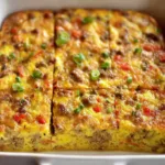 Delicious Breakfast Casserole Ready to Serve