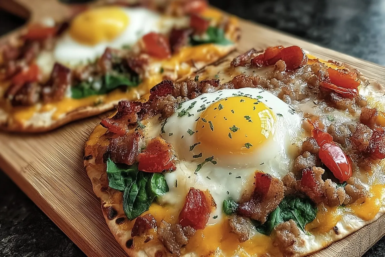 Breakfast Flatbreads Sausage Bacon: A Hearty Morning Delight 4 Breakfast Flatbreads Sausage Bacon