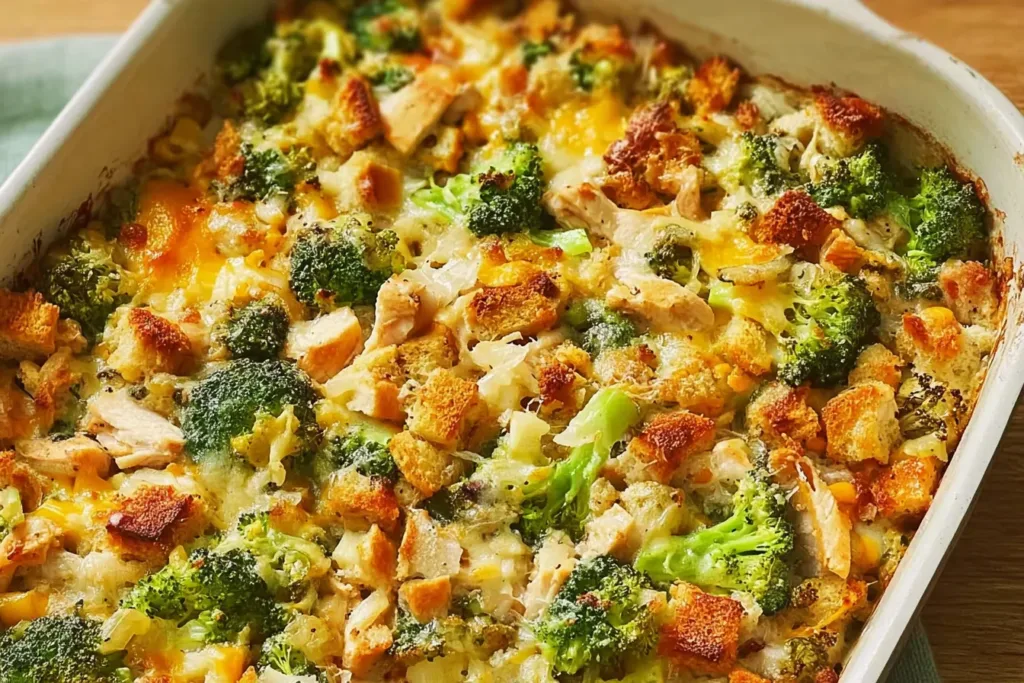 Delicious Broccoli Chicken Casserole Ready to Serve