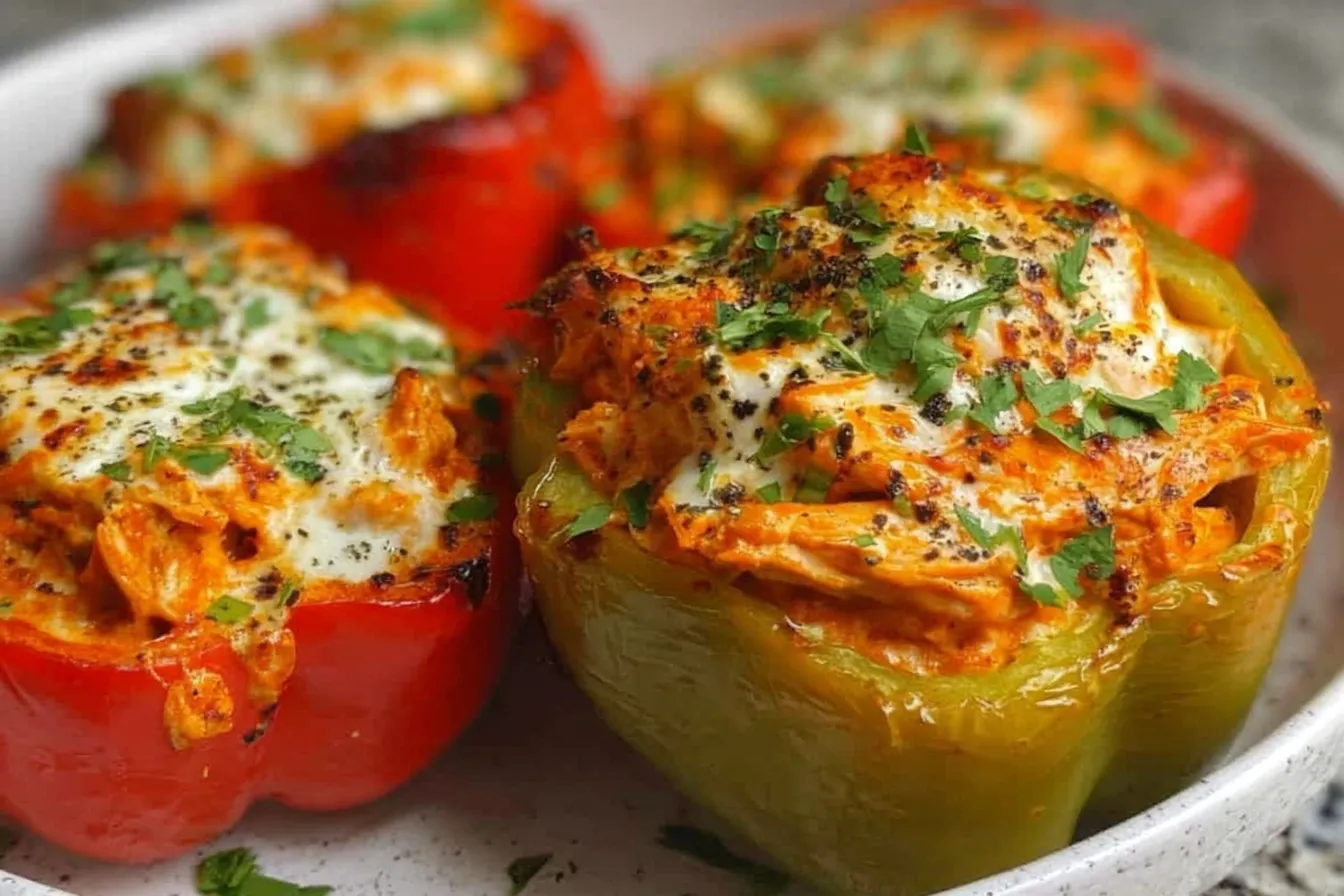 Buffalo Chicken Stuffed Peppers: A Spicy Delight You’ll Love 4 Buffalo Chicken Stuffed Peppers