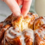 Caramel Pull-Apart Cinnamon Rolls Fresh Out of the Oven