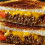 Cheeseburger Grilled Cheese Fusion Indulgence