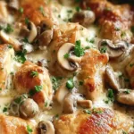 Delicious Chicken Marsala Casserole Freshly Baked