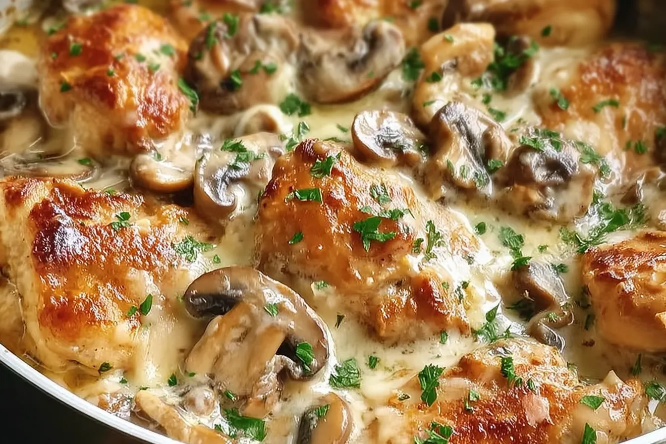 Chicken Marsala Casserole – Comforting Italian-American Dish 