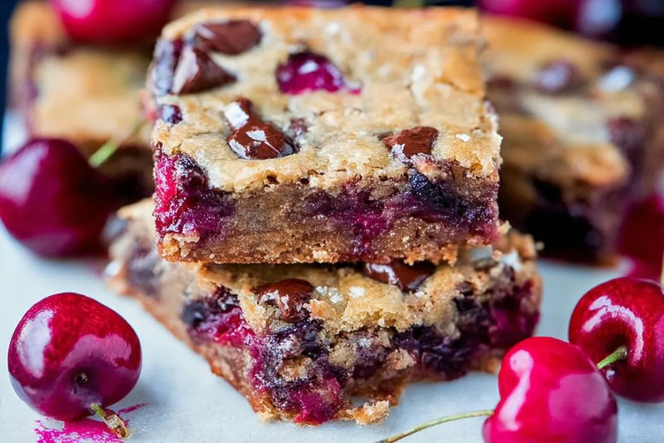 Chocolate Chip Cherry Bars