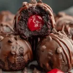 Chocolate Covered Cherry Brownie Bombs Ready to Enjoy!