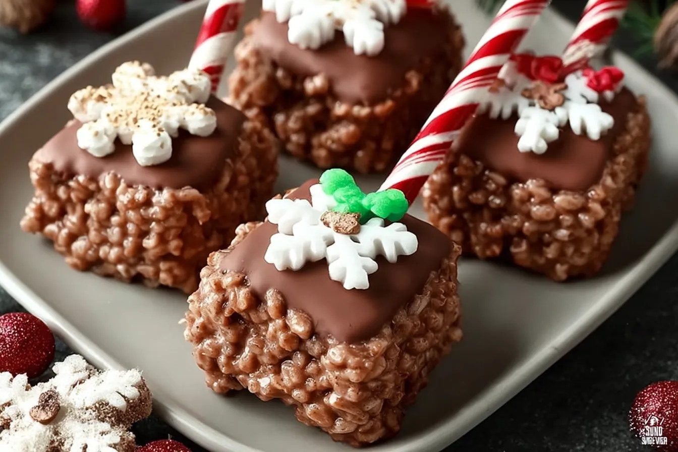 Chocolate Crispy Gingerbread Pops: A Festive Treat Delight! 4 Chocolate Crispy Gingerbread Pops: A Festive Treat Recipe!