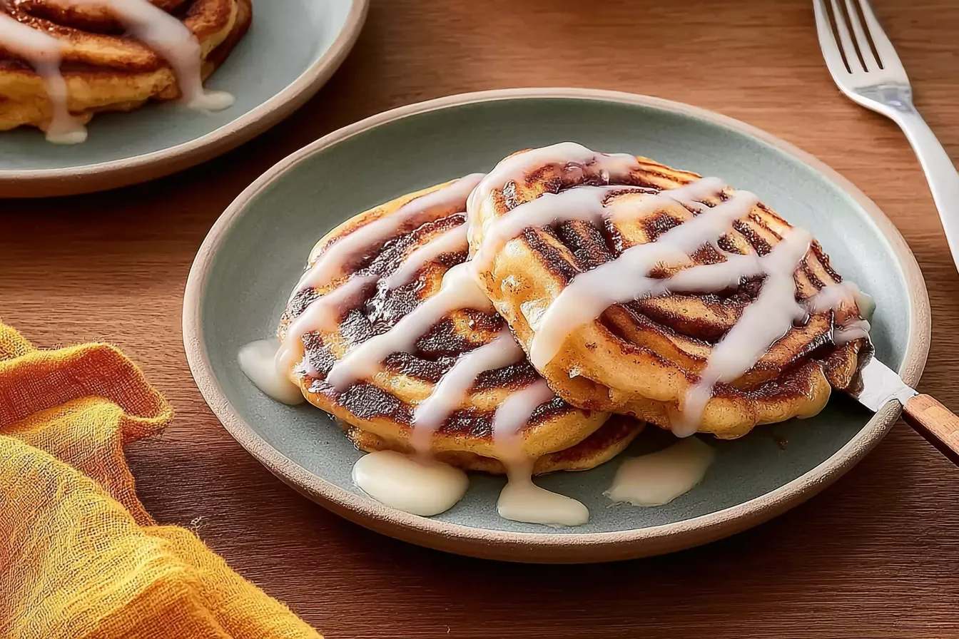 Cinnamon Roll Pancakes